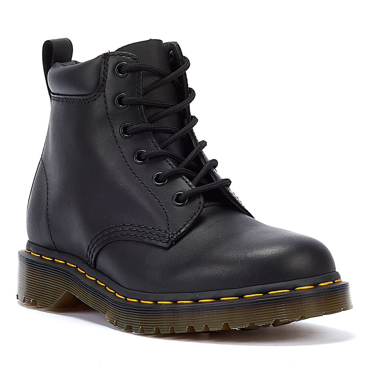 Dr. Martens 939 Ben Sole Black Greasy Leather Boots Tower London
