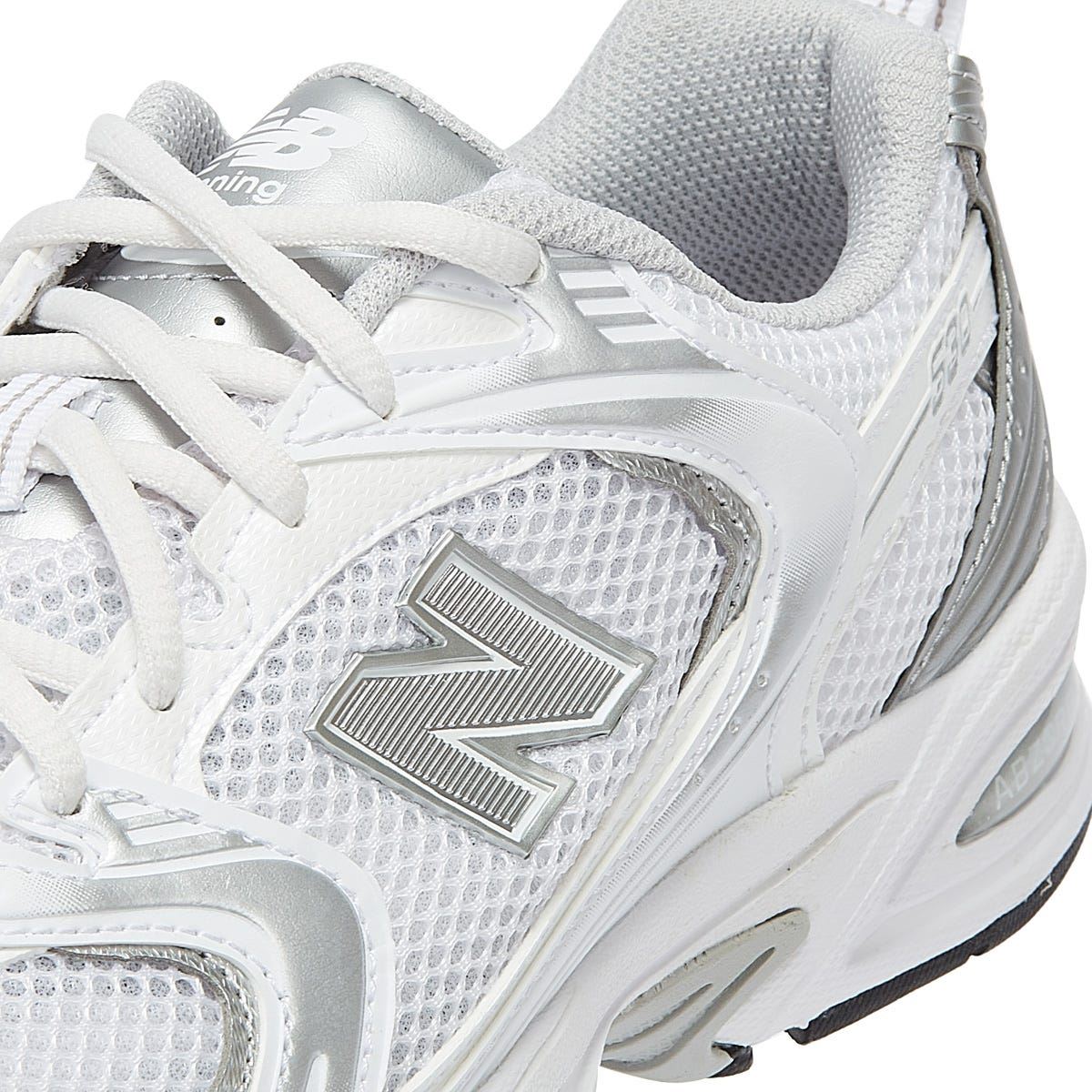 New Balance 530 Munsell White Silver Trainers Tower London