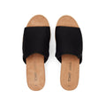 TOMS Diana Mule Polyester Women's Black Wedges