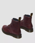 Dr. Martens Winterised 1460 WL Grizzly Leather Cherry Red Boots