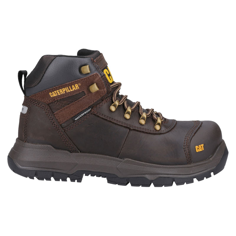 Caterpillar Pneumatic 2.0 Leather Brown Safety Boots