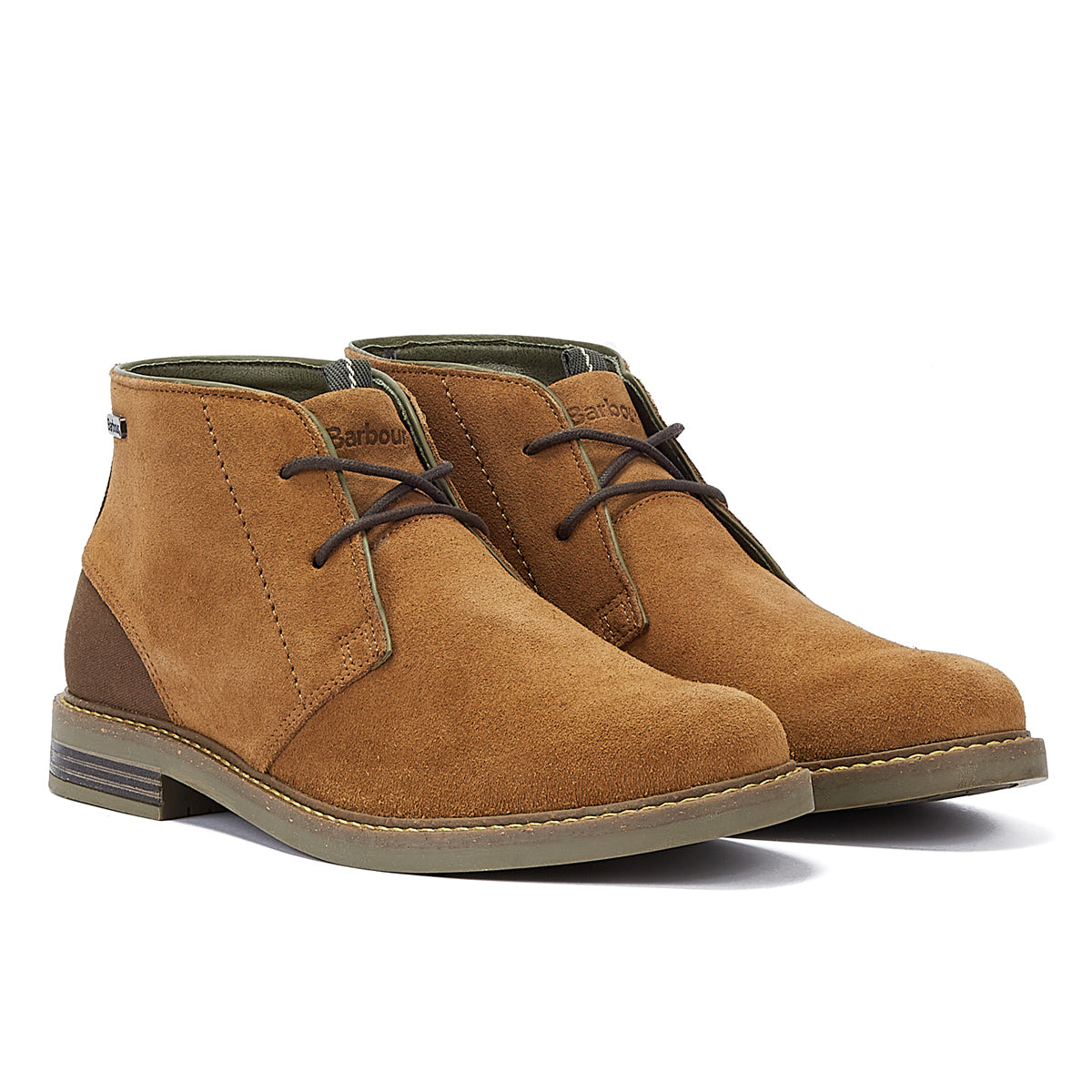 Barbour mens deals readhead tan boots