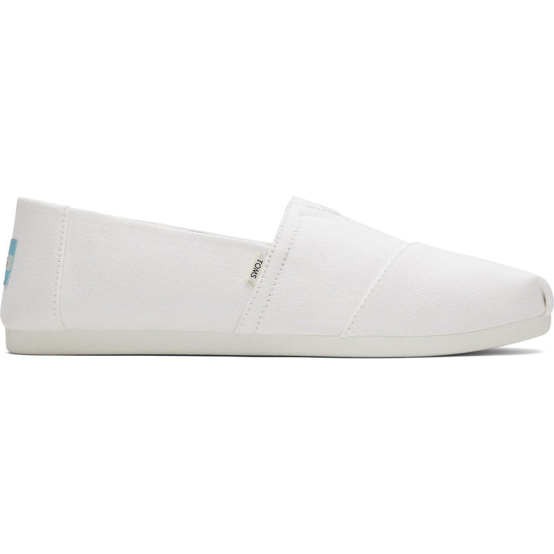 TOMS Alpargata 100% Cotton Men's White Espadrilles