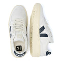 Veja V-90 Leather Women's White/Navy Trainers