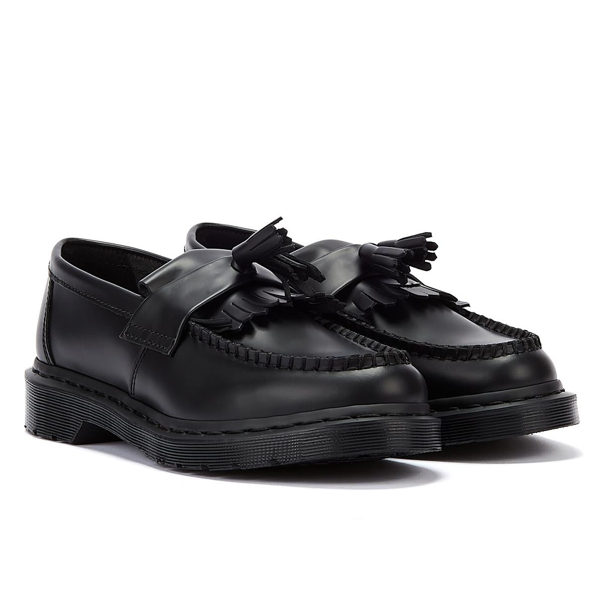 Dr. Martens Adrian Mono Smooth Black Loafers – Tower- London.Com