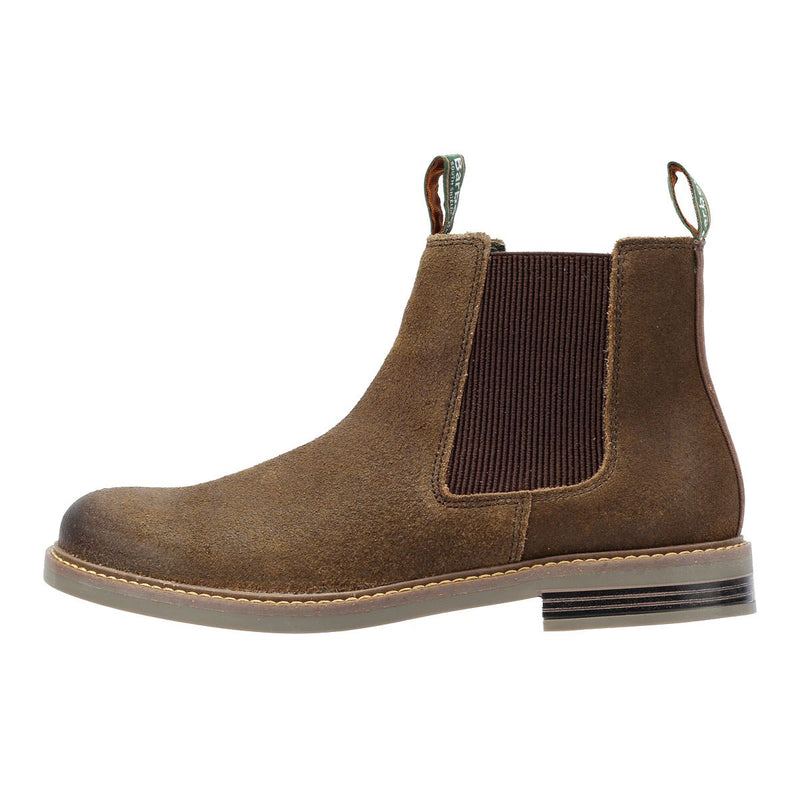 Barbour Farsley Suede Men's Khaki Chelsea Boots