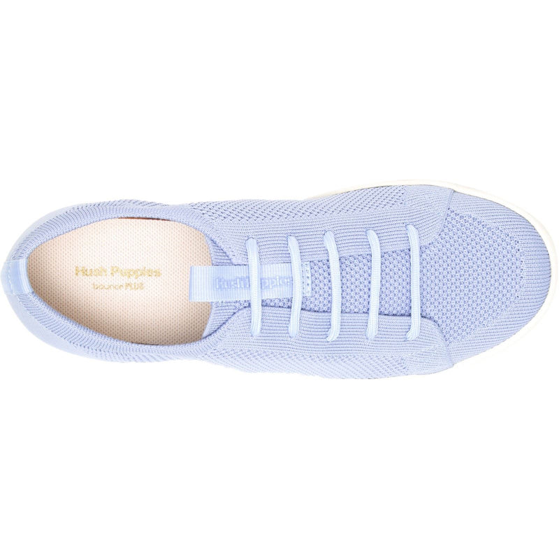 Hush Puppies Good Textile Women's Blue Trainers