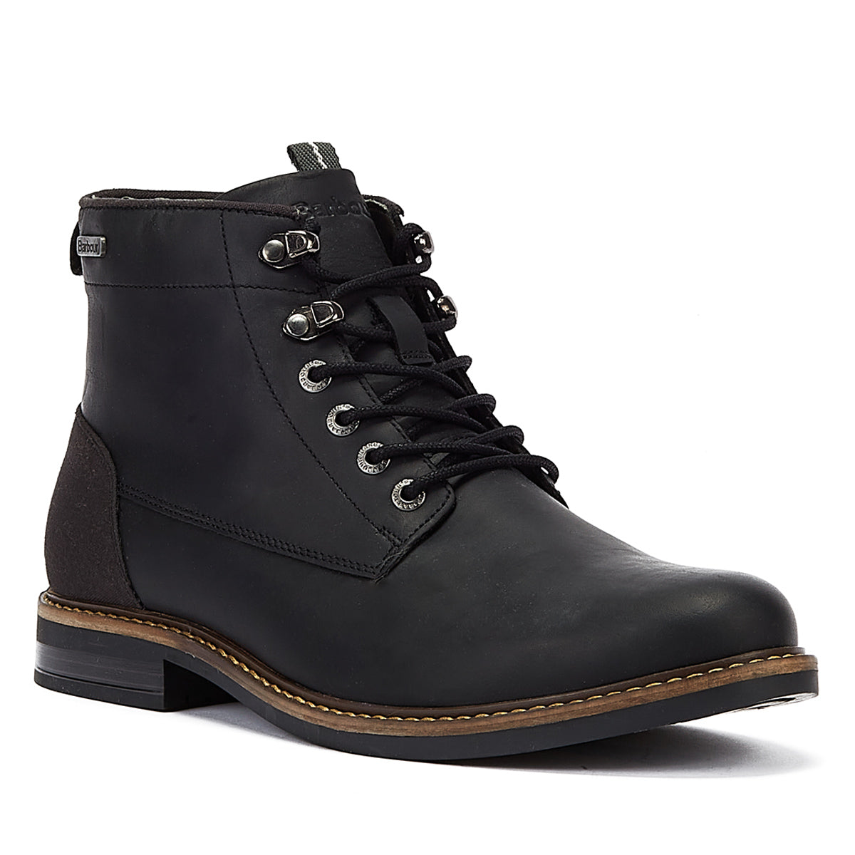 Barbour Deckham Mens Black Boots – Tower-London.com