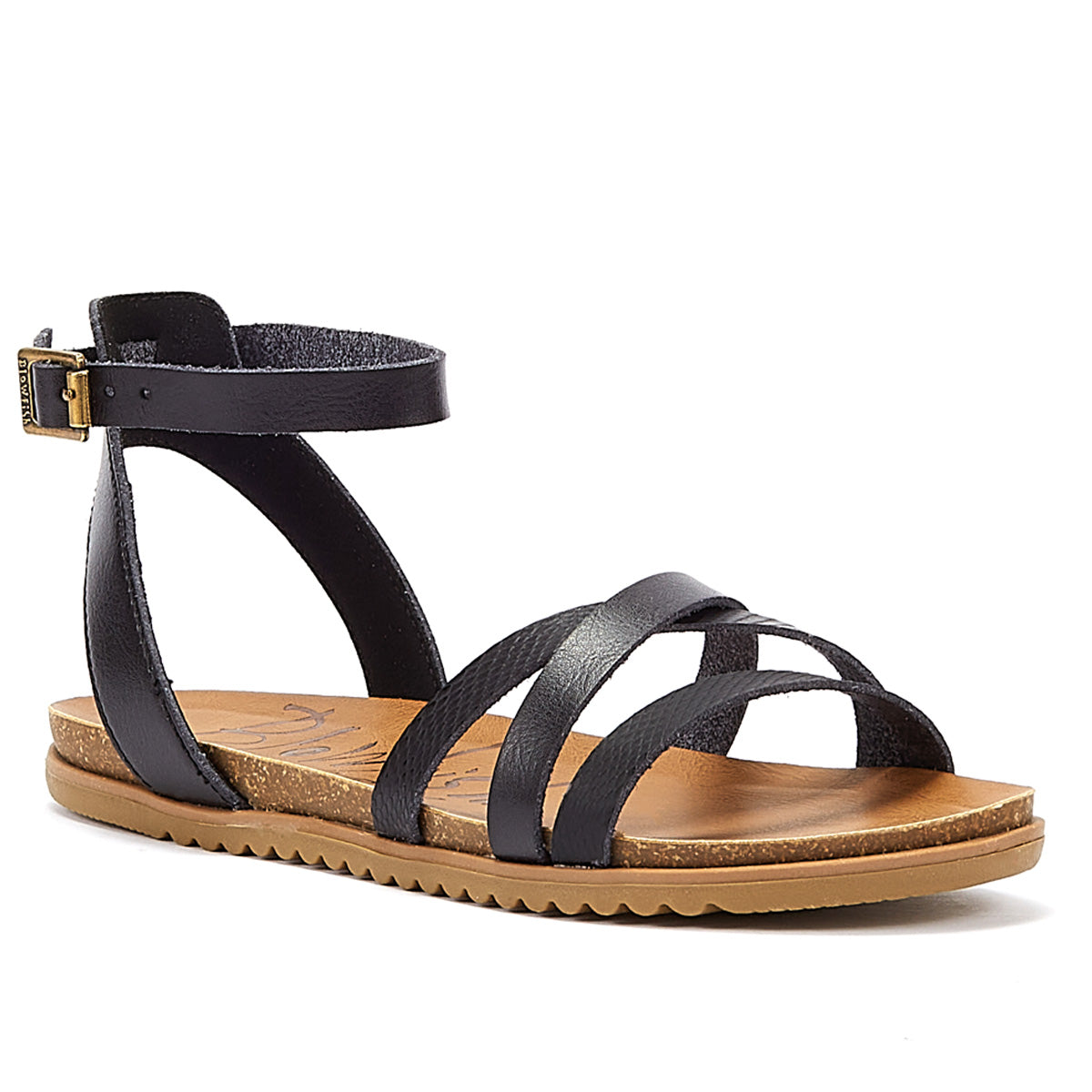 Blowfish Maylie Womens Black Dyecut Sandals Tower London.Com