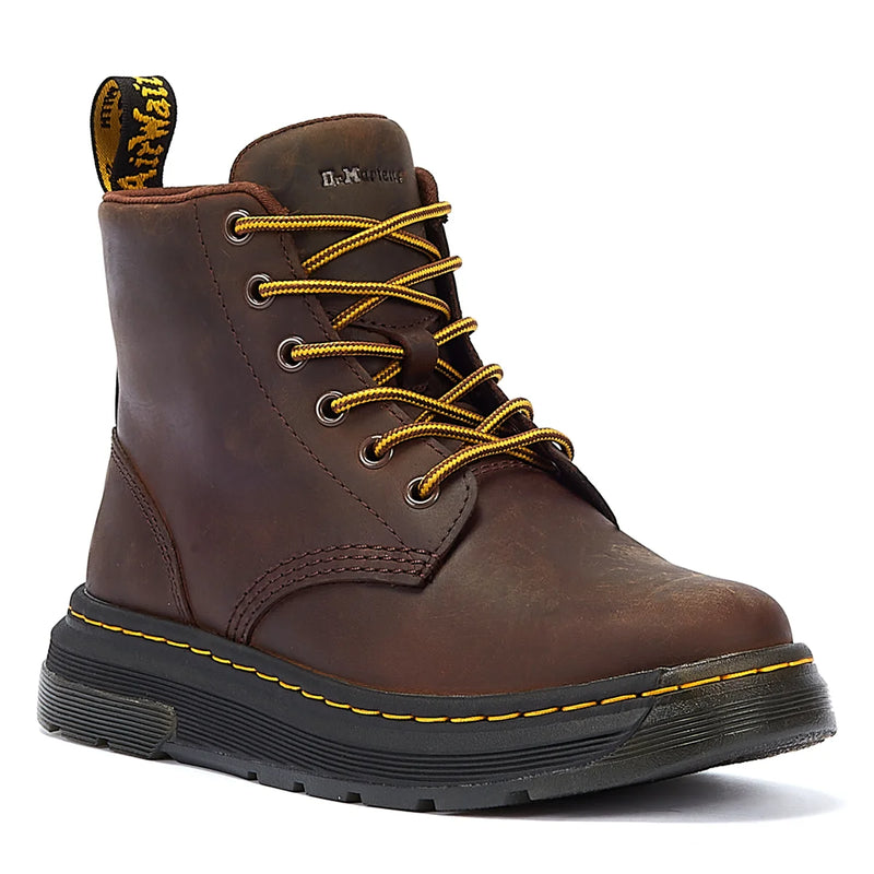 Brown mens doc store martens