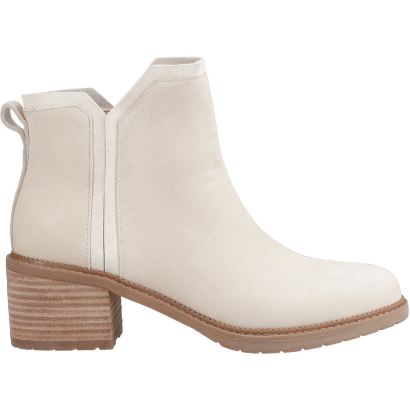 TOMS Hailey Leather Women's Beige Boots