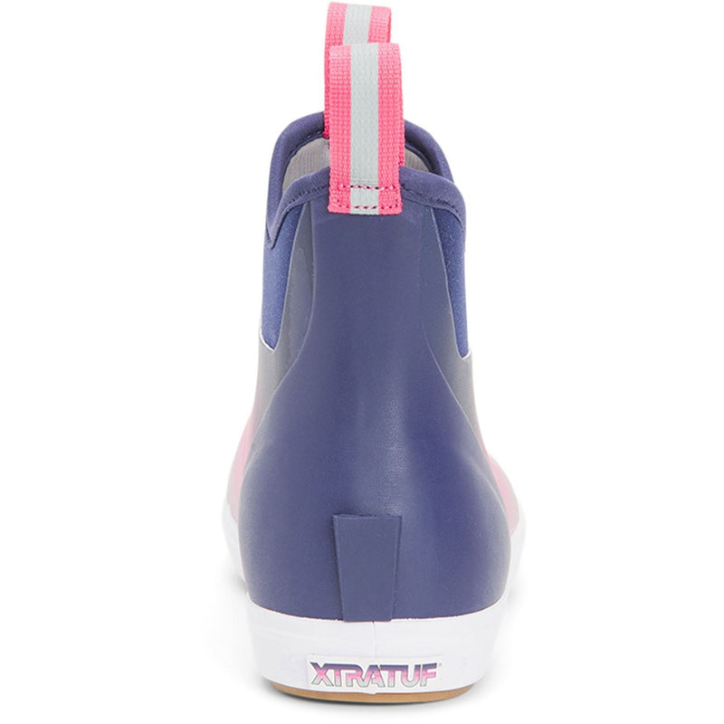 Xtratuf Ankle Deck Rubber Purple Aurora Wellington Boots