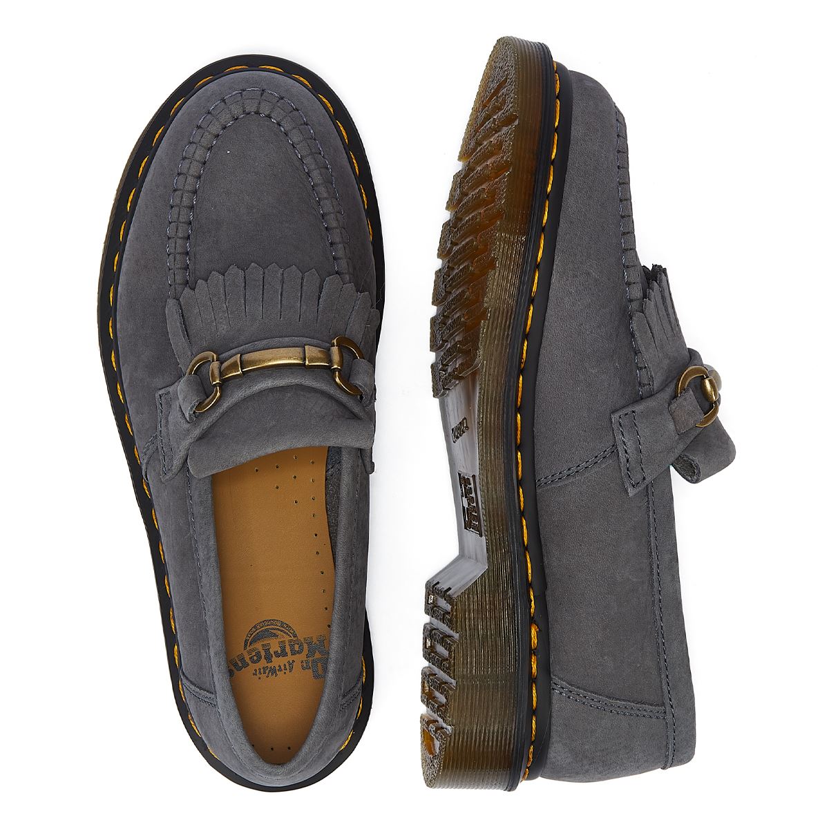 Dr. Martens Adrian Snaffle Nubuck Denim Loafers