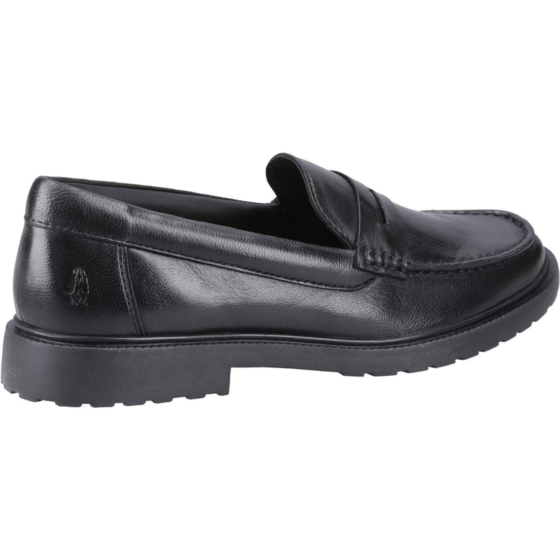 Hush Puppies Verity Slip On Leather Women's Black Loafers