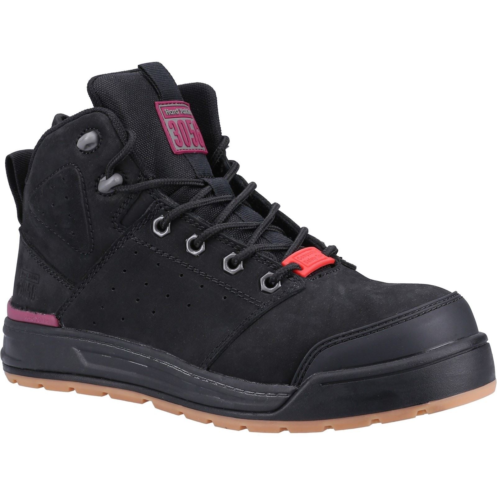 Hard Yakka 3056 Lace Leather Women s Black Safety Boots Tower London