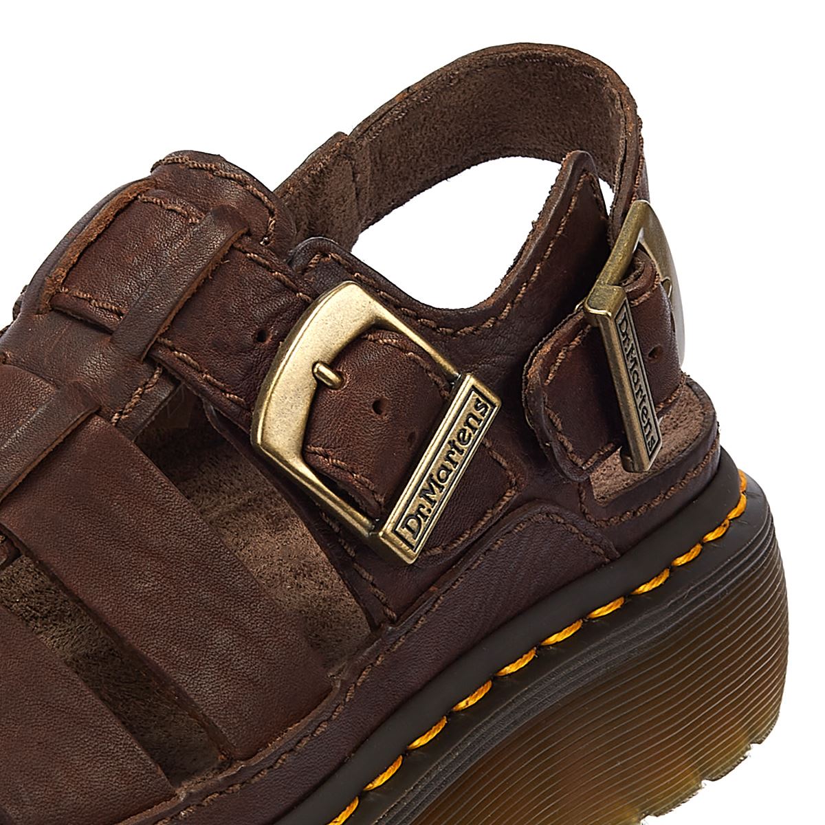 Dr martens brown outlet sandals