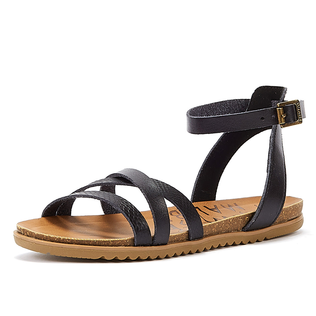 Blowfish Maylie Womens Black Dyecut Sandals Tower London.Com