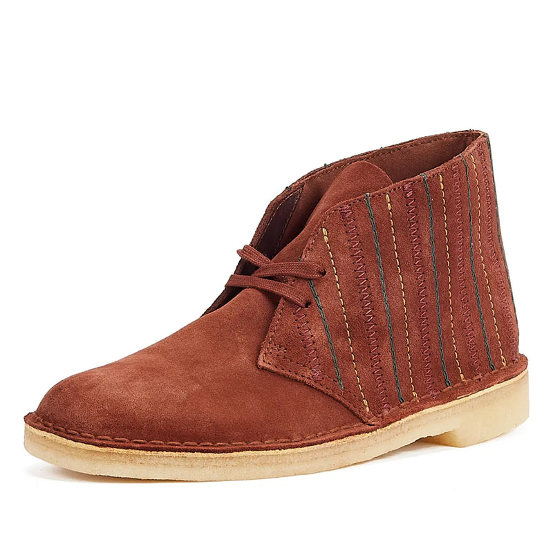 Clarks desert store boot burgundy suede