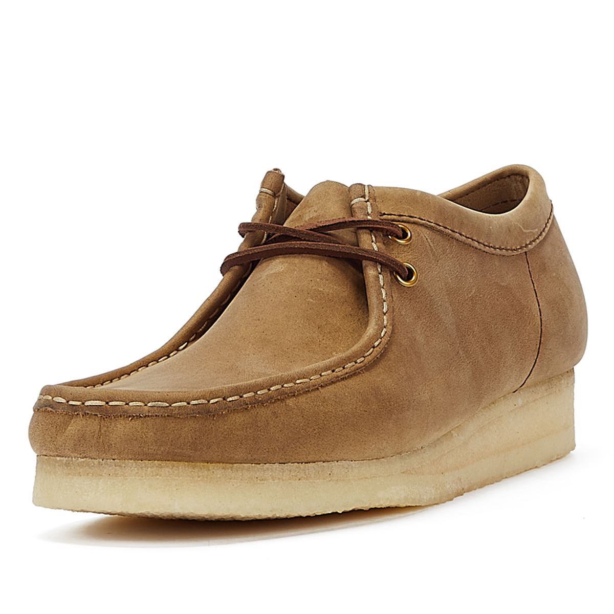 Clarks Originals Wallabee Men's Brown Leather Shoes – Tower-London.com