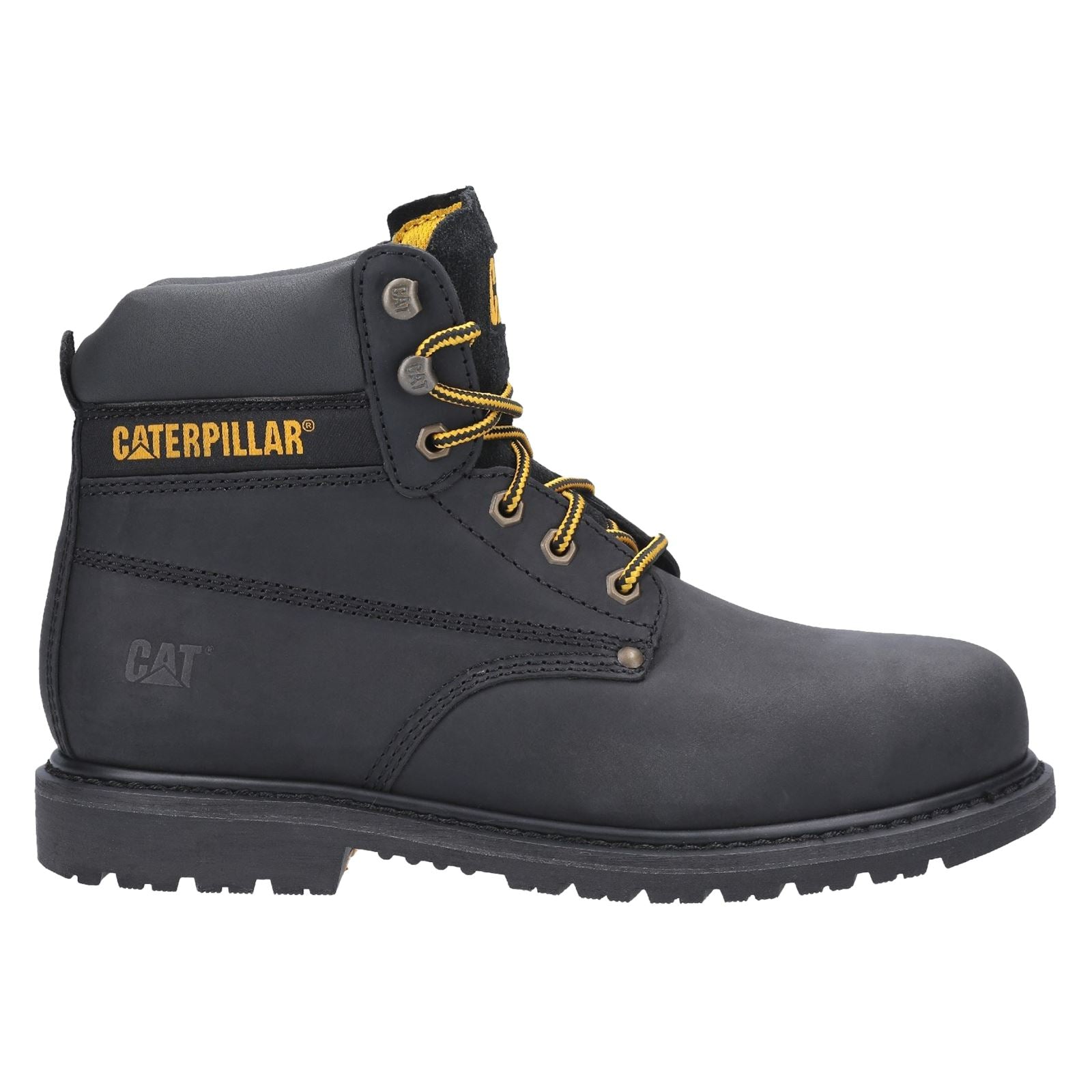 Caterpillar Powerplant Nubuck Black Safety Boots Tower London