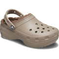 Crocs Classic Platform Lined Thermoplastic Women's Mushroom Clogs