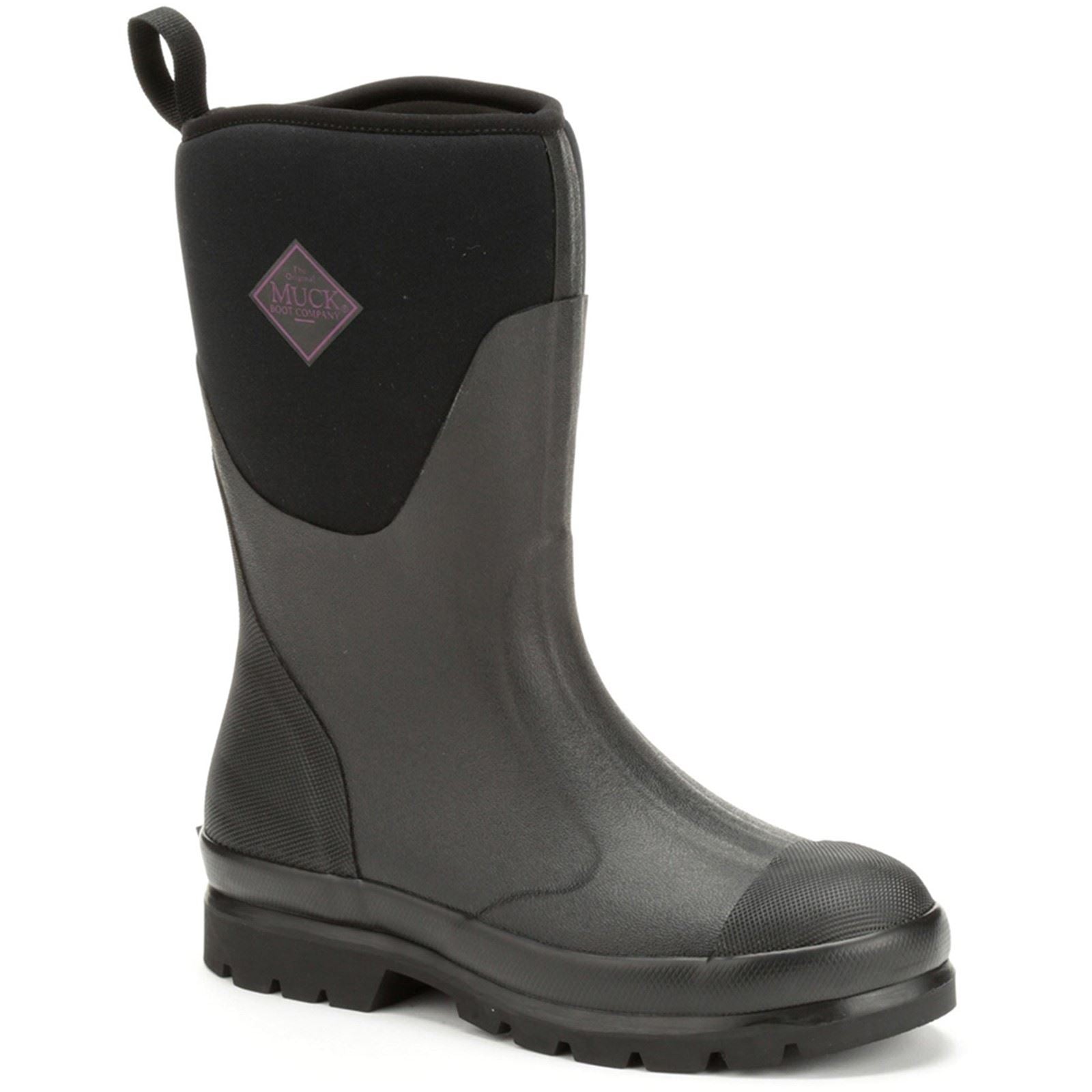 Muck Boots Chore Classic Short Rubber+Neoprene Black Wellington Boots