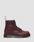 Dr. Martens Winterised 1460 WL Grizzly Leather Cherry Red Boots