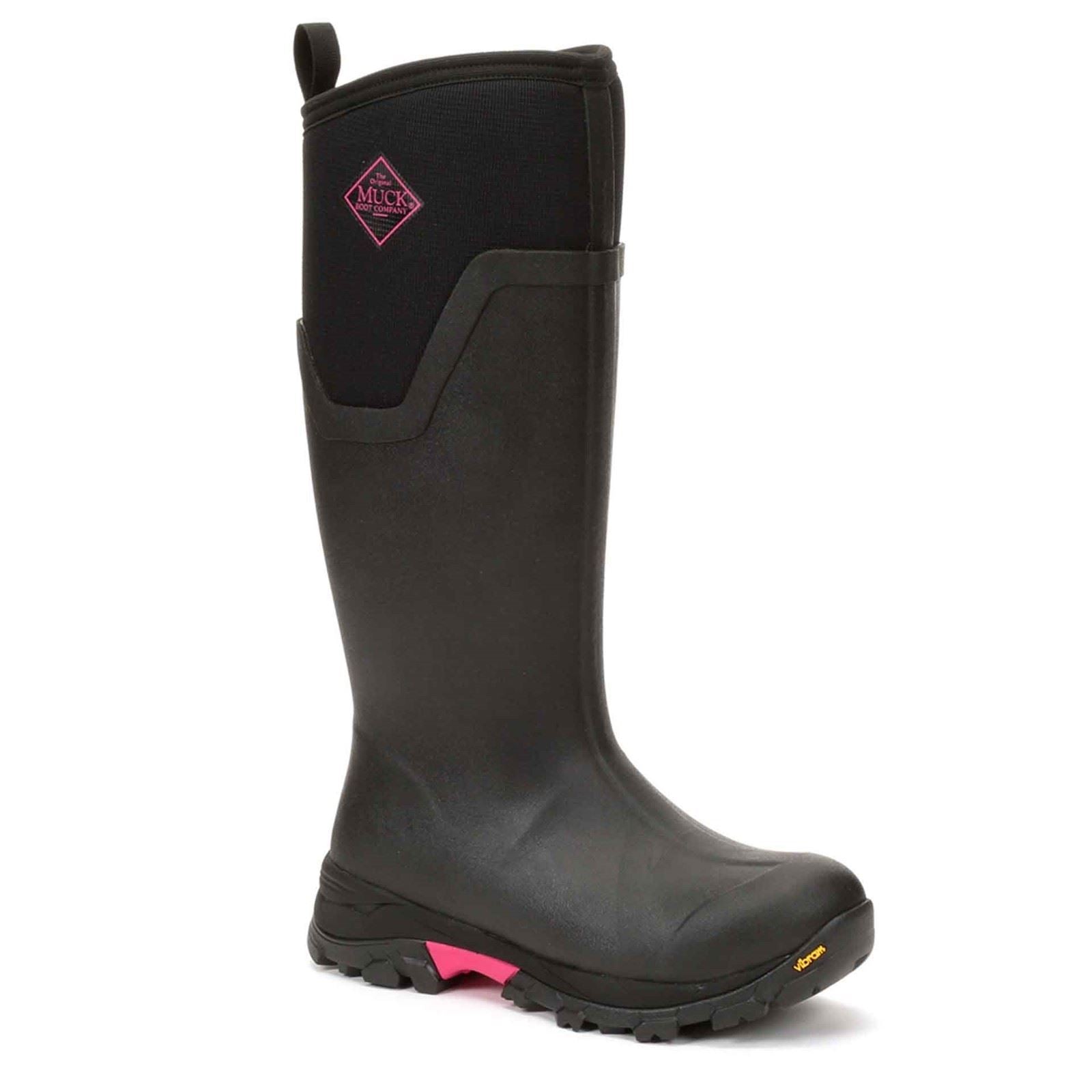 Pink plaid muck boots best sale