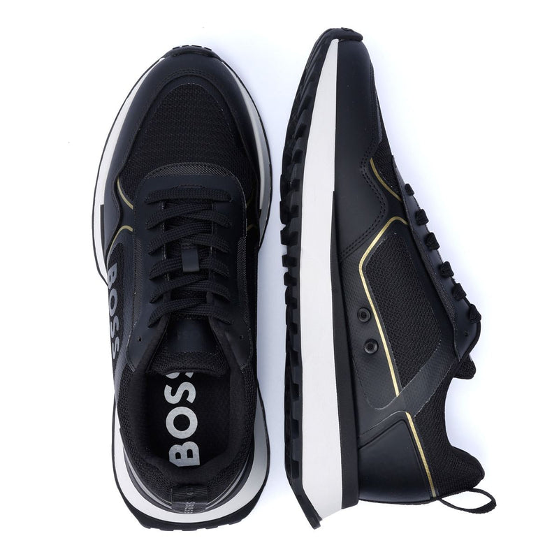 Boss Jonah Runn Men's Black/Gold Trainers