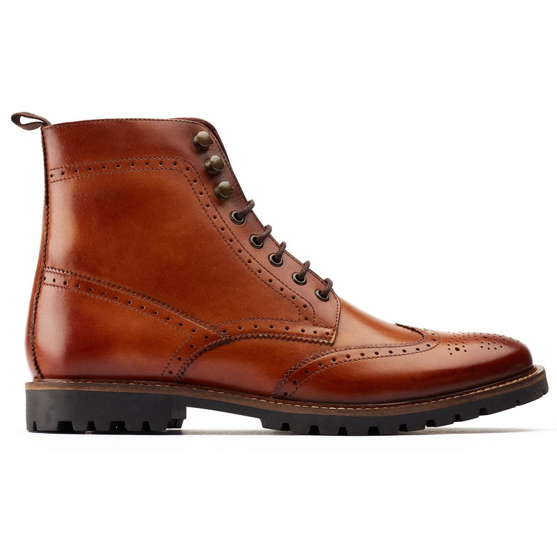 Base London Boone Leather Men's Tan Boots