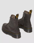 Dr. Martens Jadon Leather Women's Charcoal Grey Boots