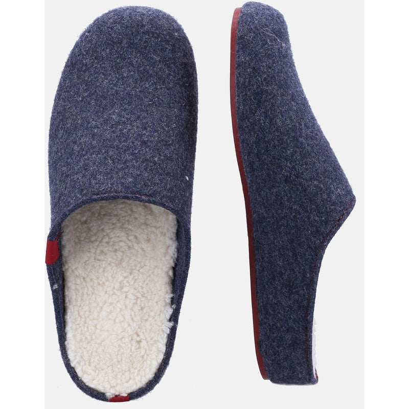 Hush Puppies The Good 90% Recycled RPET Polyester Men's Navy Slippers