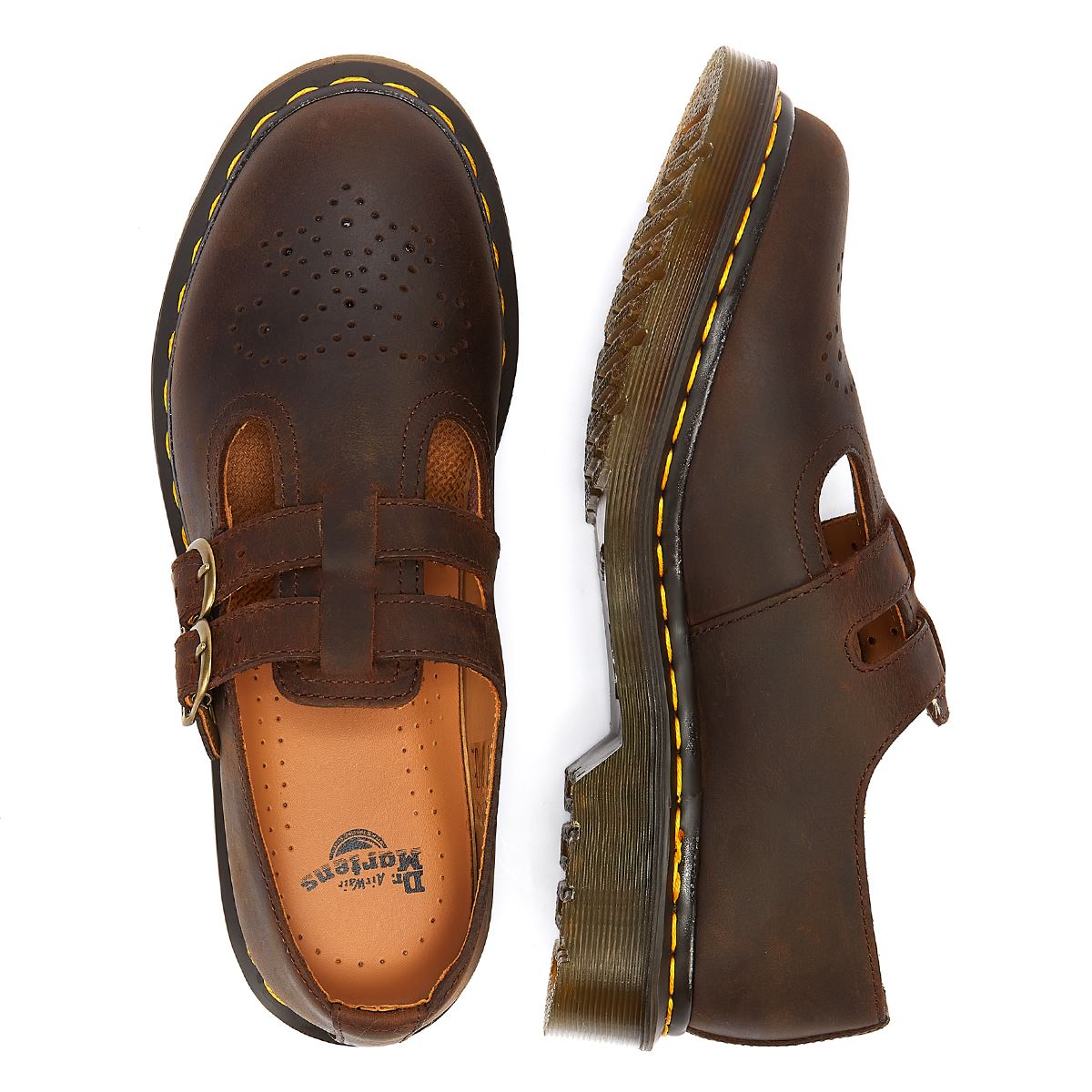 Dr. Martens 8065 Mary Jane Crazy Horse Women s Brown Casual Tower London