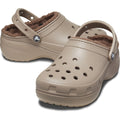 Crocs Classic Platform Lined Thermoplastic Women's Mushroom Clogs