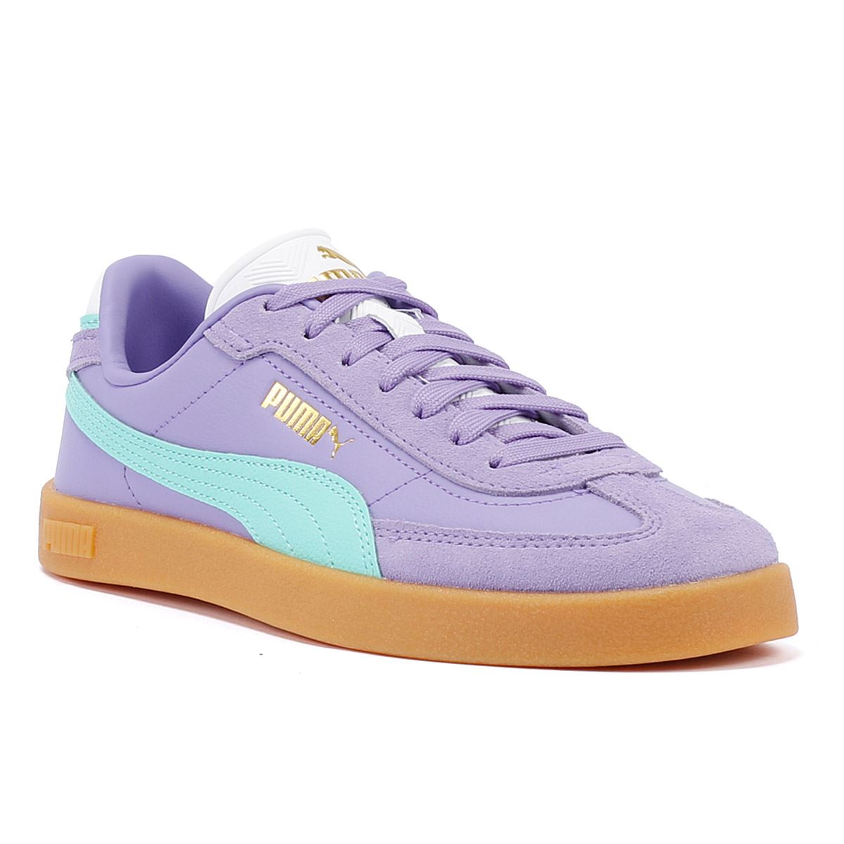 Puma Club 2 Era Women s Purple Blue Trainers Tower London