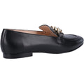 Hush Puppies Harper Chain Leather Women's Black Loafers