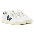 Veja V-90 Leather Women's White/Navy Trainers