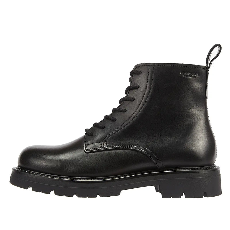 Vagabond Cameron Lace Up Men's Black Boots – Tower- London.Com