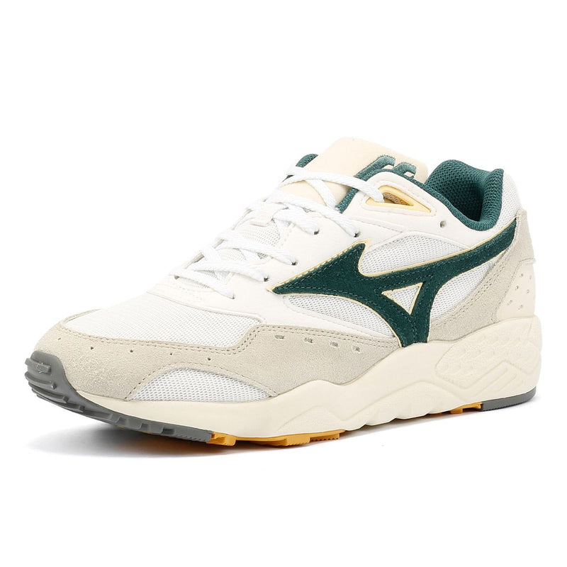 Mizuno Contender S Sand/Bistro Green Trainers