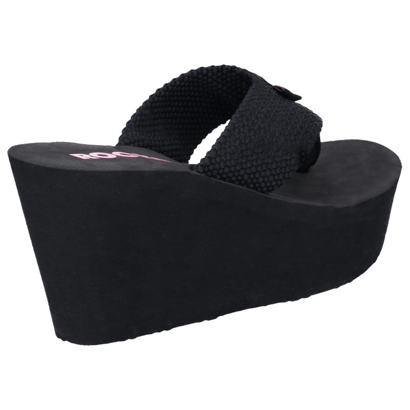 Rocket Dog Diver Nylon Women's Black Wedges