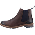 Hush Puppies Justin Chelsea Leather Men's Brown Boots