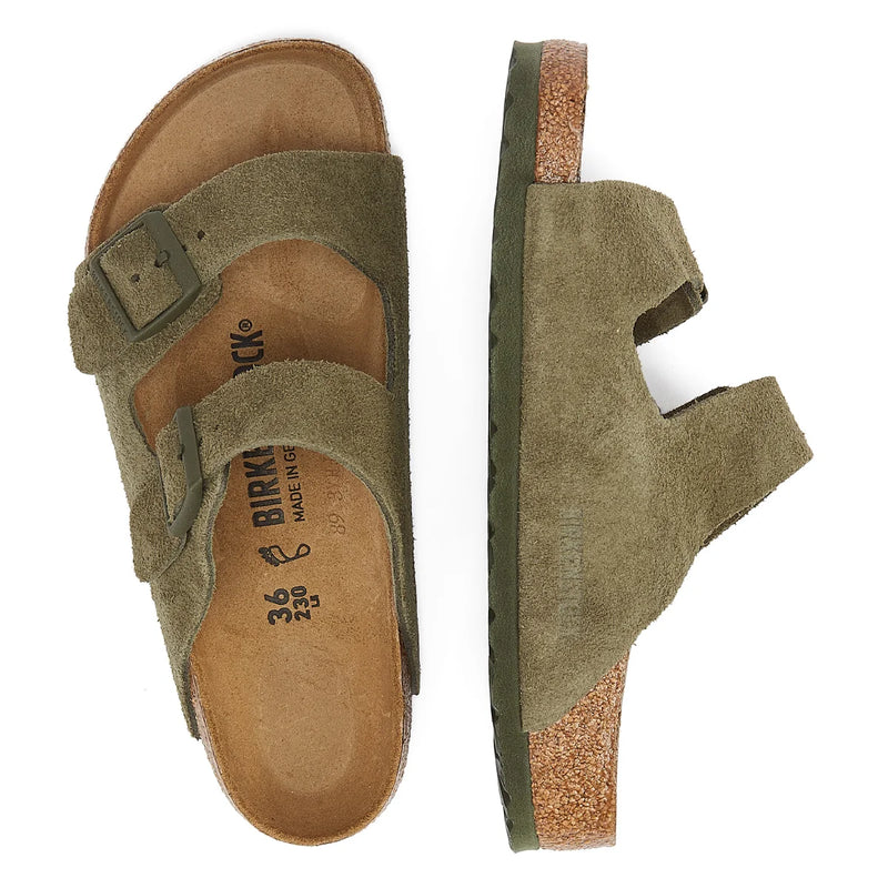 Birkenstock arizona best sale suede kaki