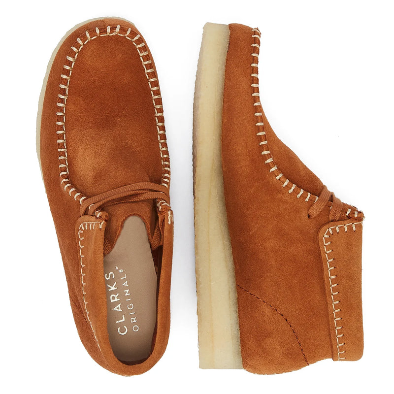 L stitch hot sale wallabee clarks