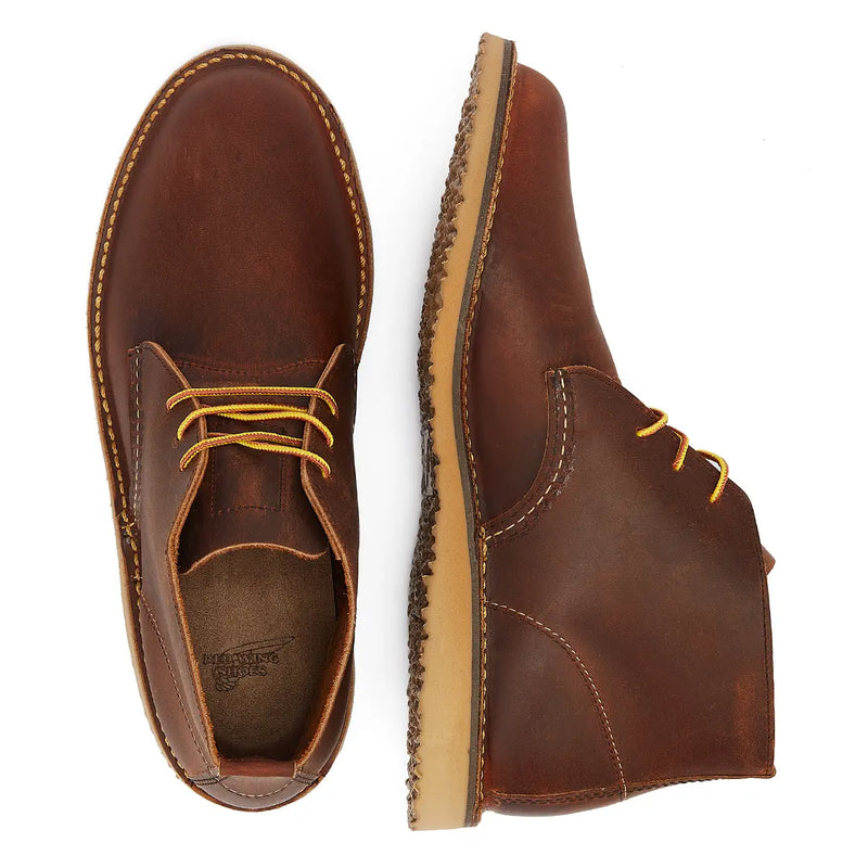 Red Wing Shoes Weekender Chukka Copper R&T Men's Brown Boots