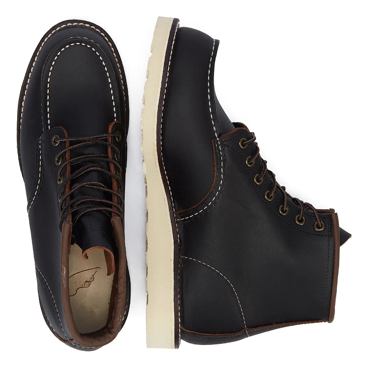 Red Wing Shoes Heritage Work 6inch Moc Toe Prairie Men s Black Boots Tower London