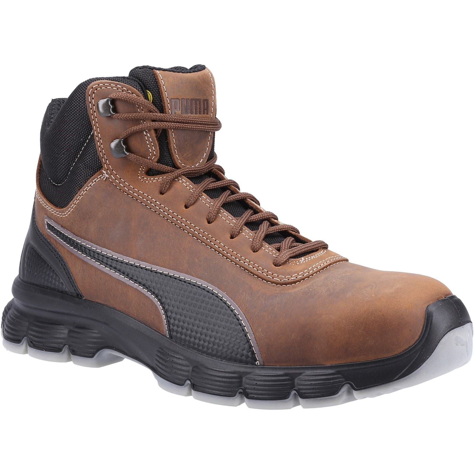 Puma Safety Condor Mid Nubuck Brown Safety Boots Tower London
