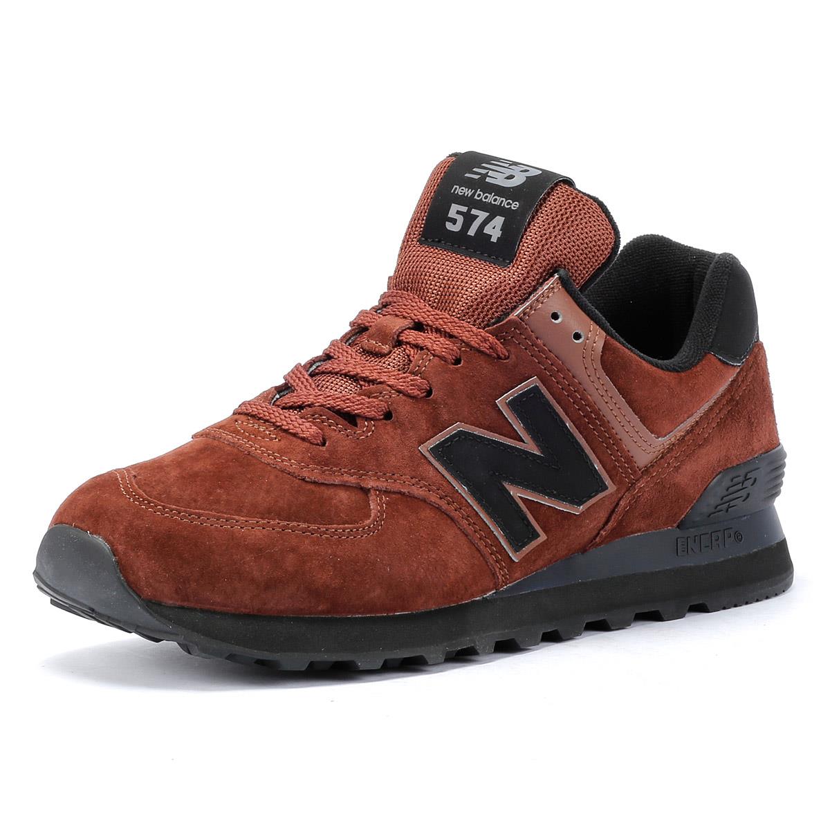 New Balance 574 Suede Brown Trainers Tower London