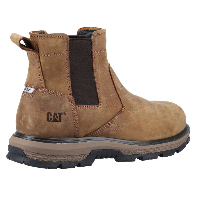 Caterpillar Exposition Chelsea Leather Pyramid Safety Boots