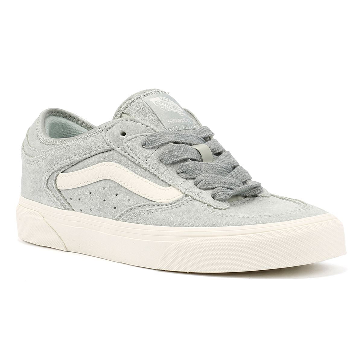 Vans Rowley Classic Suede Women s Aqua Grey Trainers Tower London