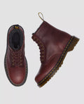 Dr. Martens Winterised 1460 WL Grizzly Leather Cherry Red Boots